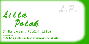 lilla polak business card